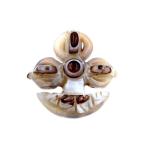 天眼石錨イカリアンカー彫りペンダントトップペンダント天眼石ペンダント彫刻品...