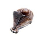 天眼石アイアゲート牛牛頭丑年ペンダントトップペンダント牛頭彫り彫刻品お守り...