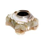 天眼石アイアゲート蝙蝠こうもりコウモリペンダントトップペンダント彫刻品お守...