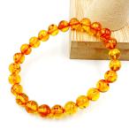 琥珀アンバーブレスレット琥珀ブレスレットこはく天然石パワーストーンレディー...