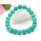 ブレスレットパワーストーン青緑色心身のバランスを整えるアマゾナイトブレスレ...