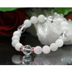 ブレスレットモルガナイト水晶ブレスレットモルガナイトパワーストーン天然石