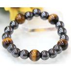 ブレスレットタイガーアイ健康ヘマタイト磁気ブレスレットアクセサリーパワース...