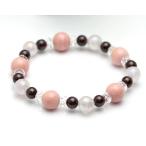 ブレスレットガーネットピンクオパールローズオーラブレスレットガーネットブレ...