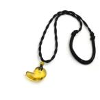 ネックレスシトリン勾玉ファッションギフト天然石パワーストーンネックレスお守...