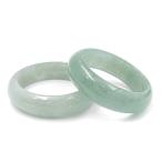 天然石リング指輪本翡翠くりぬきリング指輪アクセサリーファッションパワースト...