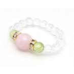 サイズ調整可能指輪クンツァイトペリ...