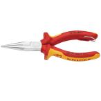 KNIPEX クニペックス  2506-160TBK 絶縁ラジオペンチ 落下防止