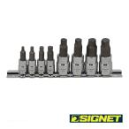 SIGNET 21898 1/4 3/8DR 8PC hex болт съемник комплект головок 