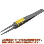 ＴＲＵＳＣＯ　ラバーグリップ付ピンセット　非粘着タイプ　１２０ｍｍ　先丸型