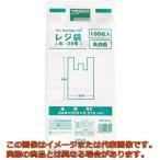 【代引不可・配達日・配達時間帯指定不可】ＴＲＵＳＣＯ　レジ袋　１２／３０号　３８０Ｘ２９０（１８０）ｍｍ　乳白　１００枚入