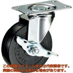 ハンマー　Ｅシリーズ旋回式ゴム車輪　１００ｍｍ　ストッパー付