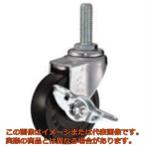 ハンマー　ねじ込み旋回式ゴム車輪　６５ｍｍ　ストッパー付