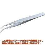 ＴＲＵＳＣＯ　ステンレス製ピンセット　１２５ｍｍ　先曲り型