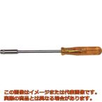 ＢＲＯＷＮ　ナットドライバー　対辺６ｍｍ　軸長１２５ｍｍ　全長２１０ｍｍ
