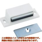 ＴＲＵＳＣＯ　マグネットキャッチ（横型）　ＰＰ製　Ｌ５０ｍｍ　白