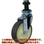 ハンマー　パイプ差込み旋回式ウレタン車輪（ナイロンホイール・ベアリング）１２５ｍｍ　φ３８用