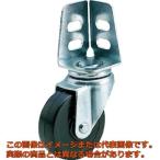【代引不可・配達日・配達時間帯指定不可】ＴＲＵＳＣＯ　アングル式ゴムキャスター　自在　Φ６５