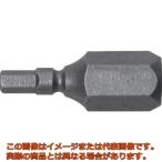 アネックス　溝付超短六角レンチビット１本組　対辺２．５×１９
