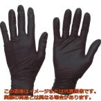 【代引不可・配達日・配達時間帯指定不可】ＴＲＵＳＣＯ　使い捨てニトリル手袋ＴＧスタンダード　０．０８粉無黒Ｍ　１００枚