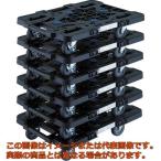 ショッピングTRUSCO 【代引不可・配送日時指定不可】ＴＲＵＳＣＯ　まとめ買い　樹脂製平台車　　ルートバン　　ＭＰＫ−５００ＪＳ−ＢＫ　６台セット