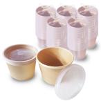 紙製スープ容器 350ml 蓋付き 20個、50