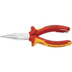 KNIPEX クニペックス  2506-160TBK 絶縁ラジオペンチ 落下防止 (BK)