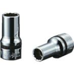 ネプロス nepros 9.5sq.セミディープソケット(十二角) 対辺寸法17mm 差込角9.5mm 全長40mm NB3M-17W