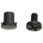 シルキー　ゴム太郎荒目用プラ製ネジ　黒　102-11