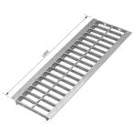 法山本店 グレーチング HGU100-19L600 溝幅100用 荷重:T-2