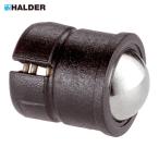 ハルダー HALDER 22080.071 スプリングプランジャ 平滑タイプ カラー付 樹脂ステンレス鋼 (1個)