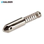 ハルダー HALDER 22100.0222 スプリングスリーブ 鋼 先端:円錐形 (1個)