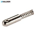 ハルダー HALDER 22100.0052 スプリングスリーブ 鋼 先端部:球形 (1個)