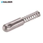 ハルダー HALDER 22100.0124 スプリングスリーブ ステンレス鋼 先端:球形 (1個)