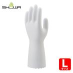 ショーワグローブ 塩化ビニール手袋 きれいな手 うす手 ホワイト Lサイズ (1双) KTU-LW