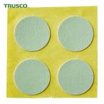 トラスコ TRUSCO 滑り止めシート 片面タイプ片面粘着剤付 25パイ丸形 4個入 (1枚) TNSSA-25P4