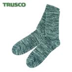 トラスコ TRUSCO 作業着 靴下 ソックス 消臭糸デオセル入り軍足 2足組 グレーモク (1Pk) 品番：TDGH-2P