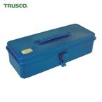 トラスコ TRUSCO トランク型工具箱 333X137X96.5 ブルー (1個) T-320
