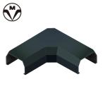 マサル工業 SFMM0W ニュー・エフモール付属品 マガリ 0号 ブラック (1個)