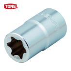 TONE トネ 3TX-E06 E型トルクスソケット 呼びNo.E6 差込角9.5mm (1個)