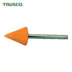 トラスコ TRUSCO 軸付砥石WA 三角型 Φ13X幅16X軸3 #60 10本入 (1Pk) MO-340P