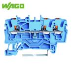 WAGO ワゴ 2202-1304-PK プッシュボタン操作タイプ スプリング式中継端子台2202シリーズ3線式用 (1個)