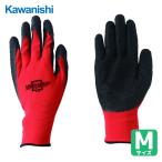 川西工業 マッドグリップ レッド Mサイズ 10双入 (1袋) 2638RM