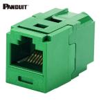 パンドウイット PANDUIT CC688GR カテゴリ6 JJアダプタ RJ45中継用ジャック 緑 (1個)