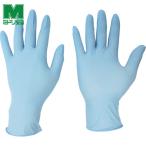 ミドリ安全 ニトリル手袋 加硫促進剤不使用 ベルテ722 ブルー 粉無 100枚 M (1箱) 品番：VERTE-722-M