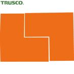  Trusco TRUSCO флуоресценция L знак наклейка orange 1 сиденье 2 листов входит 50x100x100 (1 пакет ) номер товара :FLL502-O
