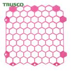 トラスコ TRUSCO 抗菌・防炎ジョイントスノコ 土足用 ピンク (1枚) TJDDS15-P