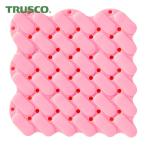 トラスコ TRUSCO 抗菌・防炎ジョイントスノコ 素足用 ピンク (1枚) TJSS15-P