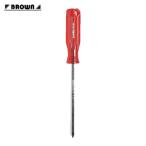 平井工具 BROWN 角軸貫通強力ドライバー (1本) D-117-2-100