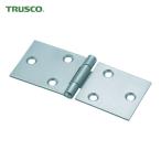 トラスコ TRUSCO スチール製横長蝶番 生地仕上げ 全長38mm (4個入) (1袋) 415-38N